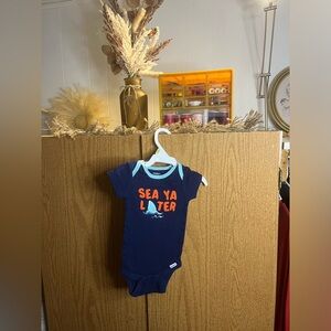 Gerber 0-3 see ya later baby Onsie nwot